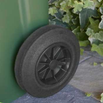 Мусорный бак с педалью STEFANPLAST BIDONE CARRELLATO 120 Л 
