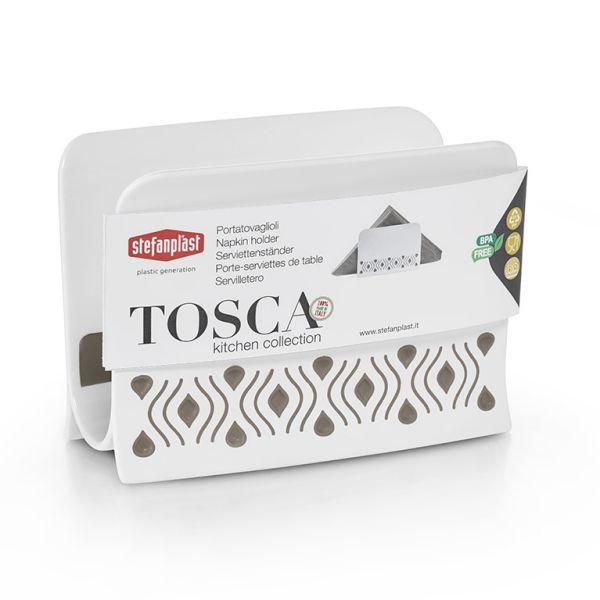 Салфетница Tosca коричневая 