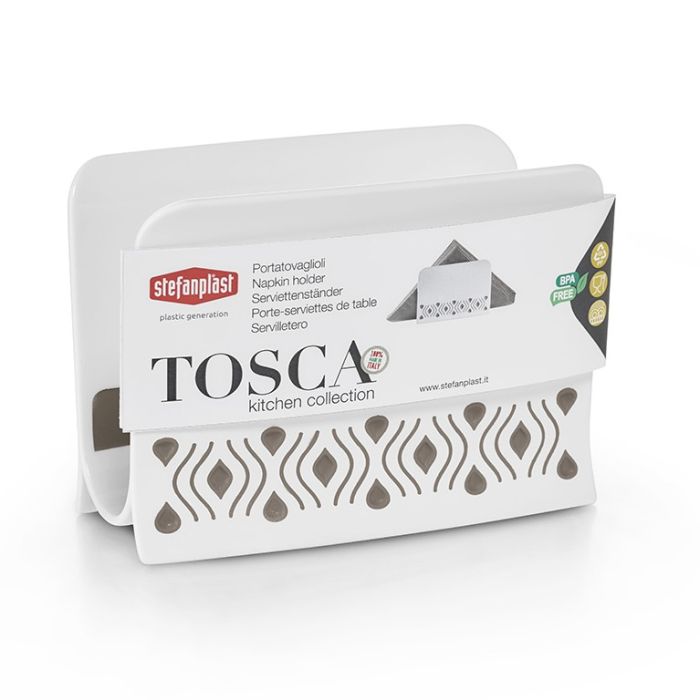 Салфетница Tosca коричневая 