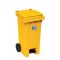 Мусорный бак с педалью STEFANPLAST BIDONE CARRELLATO 120 Л 