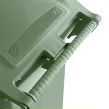 Мусорный бак с педалью STEFANPLAST BIDONE CARRELLATO 120 Л 