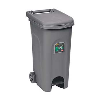 Сміттєвий бак із педаллю STEFANPLAST URBAN ECO SYSTEM 80л
