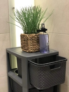 Комод на 4 шухляди RATTAN міні антрацит 1726.1
