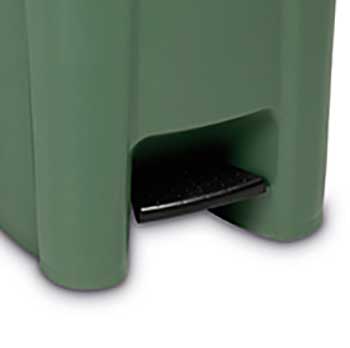 Мусорный бак с педалью STEFANPLAST BIDONE CARRELLATO 120 Л 