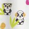 Шторка для ванної текстильна Spirella Panda Life