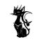 Настенные Часы Glozis Cat and Moon