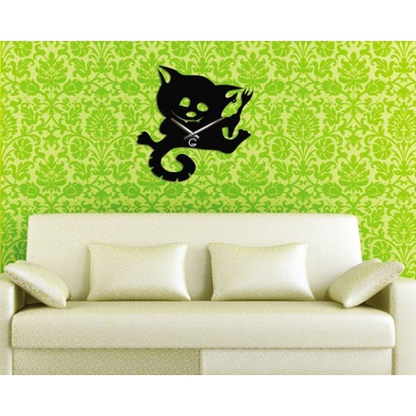 Настенные Часы Glozis Cat with a Fork