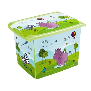 Ящик для хранения  Hippo 20л с крышкой