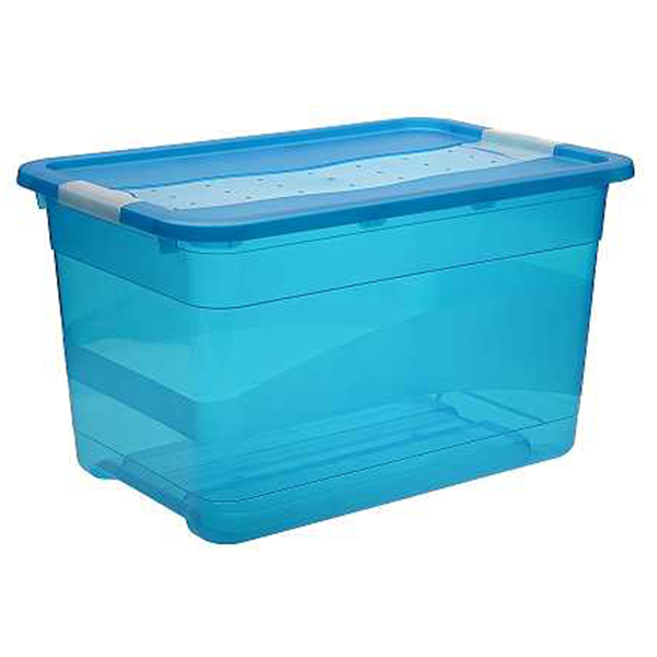 Ящик для хранения Crystal-box 52л с крышкой