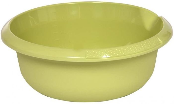 Миска кругла 2,5 л з відливом зелена 0552.1